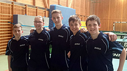 v.l.n.r.: Felix Mohr, Eileen Mc Chesney, Yanneck Neumann, Felix Schinnerling, Michael Mc Chesney