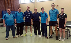 Die Platzierten bei der Vereinsmeisterschaft Doppel 2017 (und Sonderehrung fÃƒÂ¼r Ulrike Mc Chesney)